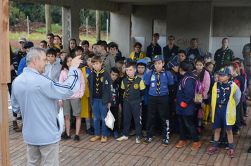 Foto - Ação escoteiros - Parque da Pedreira