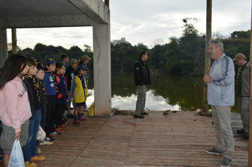 Foto - Ação escoteiros - Parque da Pedreira