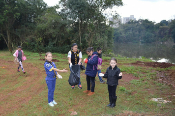 Foto - Ação escoteiros - Parque da Pedreira
