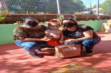 Foto - Escola Municipal Infantil Alvorada promove projetos para amenizar a saudade