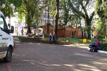 Foto - Manutenção Praça da República