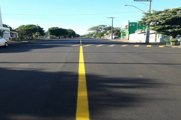 Foto - Marcação Rua Benjamin Constant