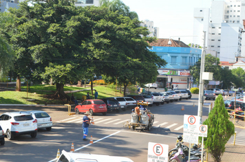 Foto - Marcação Rua Benjamin Constant