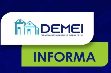 Informativo Demei - sobre débitos das contas