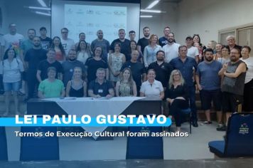 Termos de Execução Cultural foram assinados