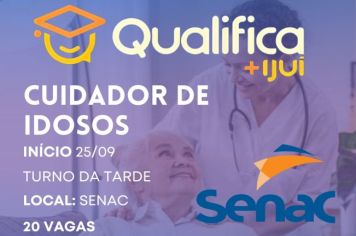 Município de Ijuí oferece curso de Cuidador de Idosos