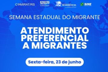 Sine Ijuí participa de ação estadual para Migrantes