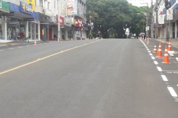 Coordenadoria de Trânsito sinaliza estacionamentos paralelos