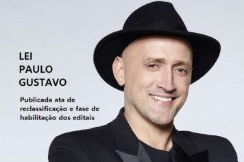 Publicada ata de reclassificação e fase de habilitação dos editais da Lei Paulo Gustavo