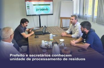 Comitiva ijuiense cumpre agenda na Fundação ProAmb