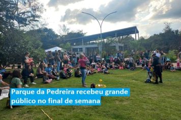 Parque da Pedreira recebeu grande público final de semana