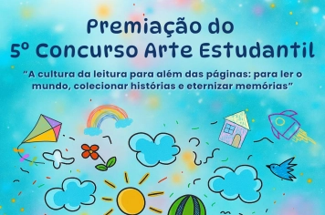 Premiação do 5º Concurso de Arte Estudantil ocorre neste sábado (08)