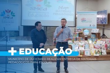 Município de Ijuí e SMED realizam entrega de materiais pedagógicos para escolas