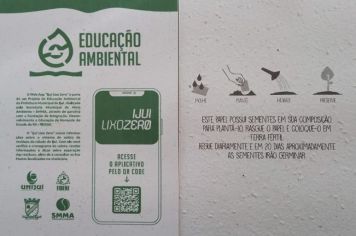 Plantando com papel!