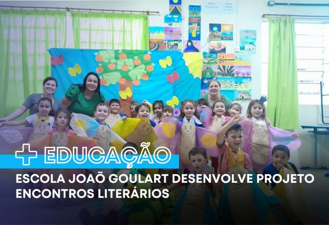 Escola João Goulart desenvolve Projeto Encontros Literários