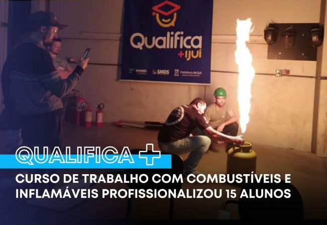 Curso de trabalho com combustíveis e inflamáveis profissionalizou 15 alunos