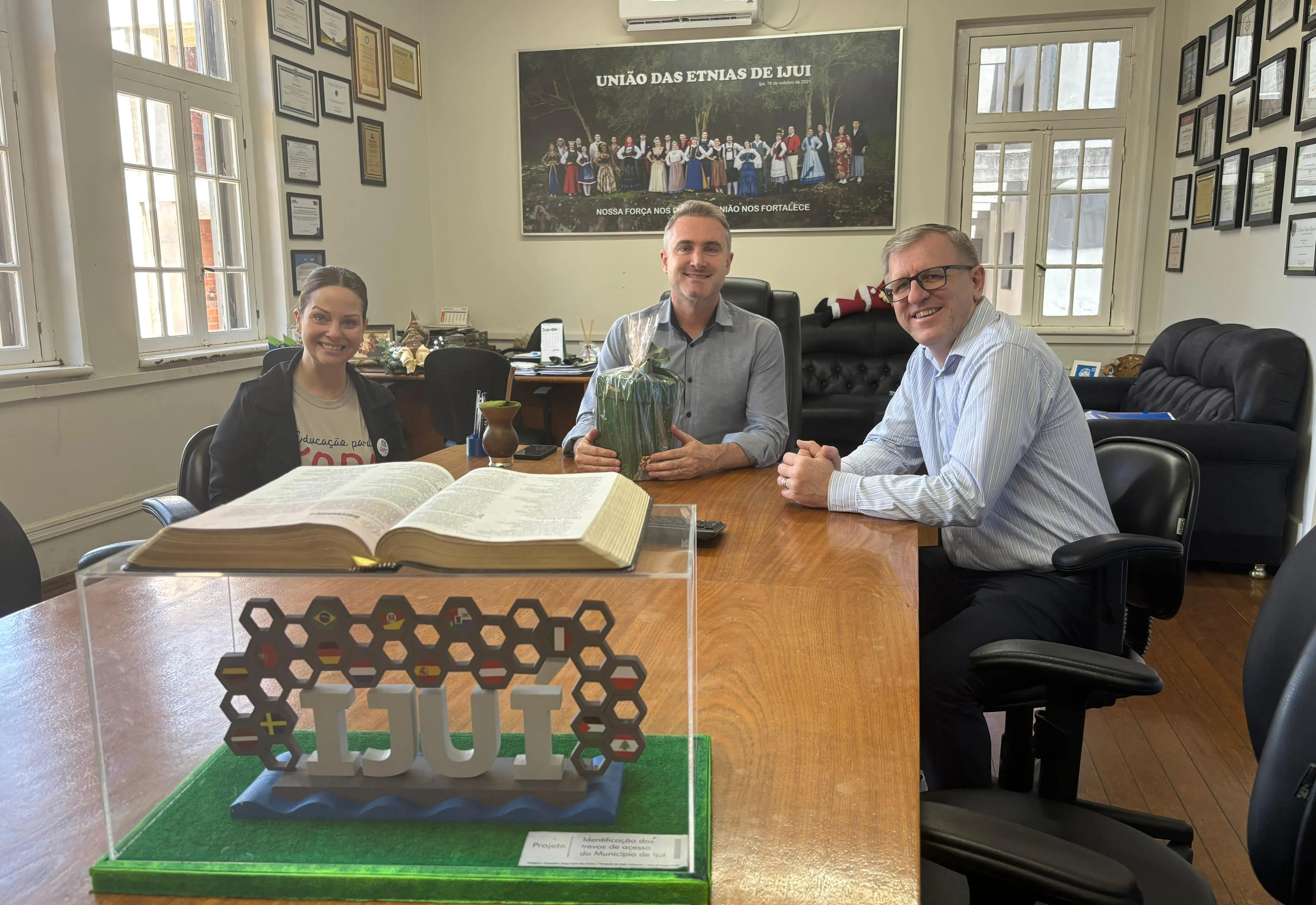 Prefeito Cossetin recebe visita da direção do CEPP