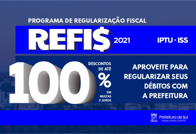 Pagamento de IPTU e ISS!
