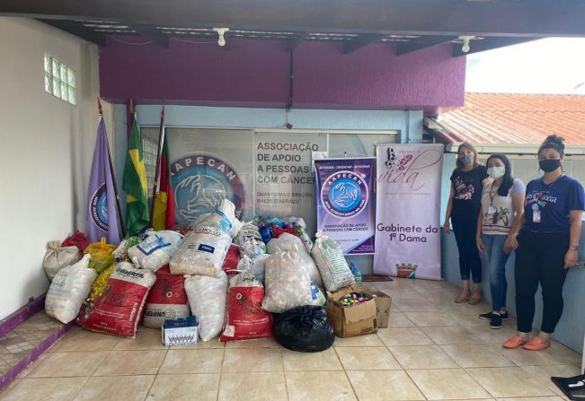 Gabinete da Primeira-Dama de Ijuí integra campanha Tampinha Legal 