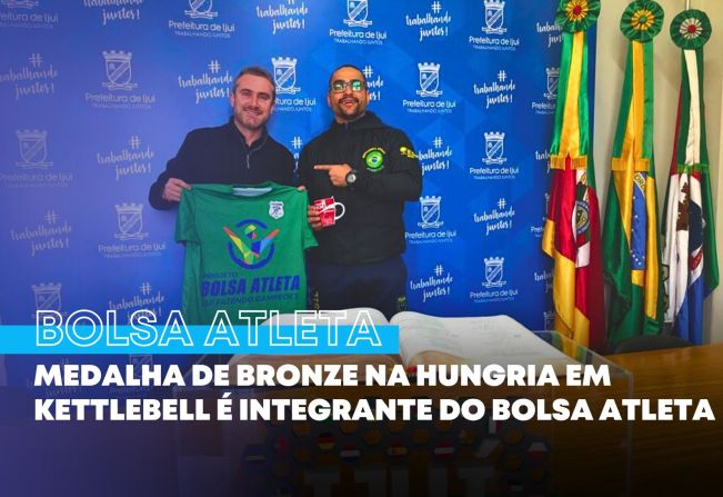 Medalha de Bronze na Hungria é integrante do Bolsa Atleta