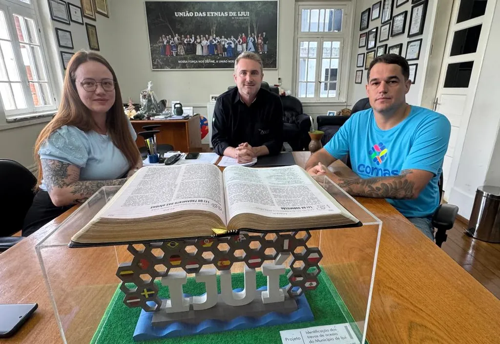 Prefeito recebe presidente do Conselho Municipal de Assistência Social de Ijuí e conselheiro 