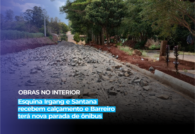 Obras no interior