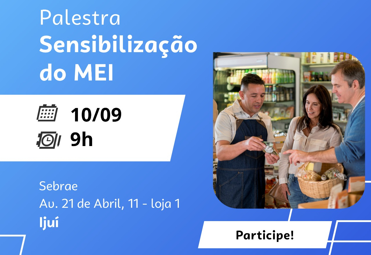 Palestra Sensibilização do MEU será realizada em Ijuí