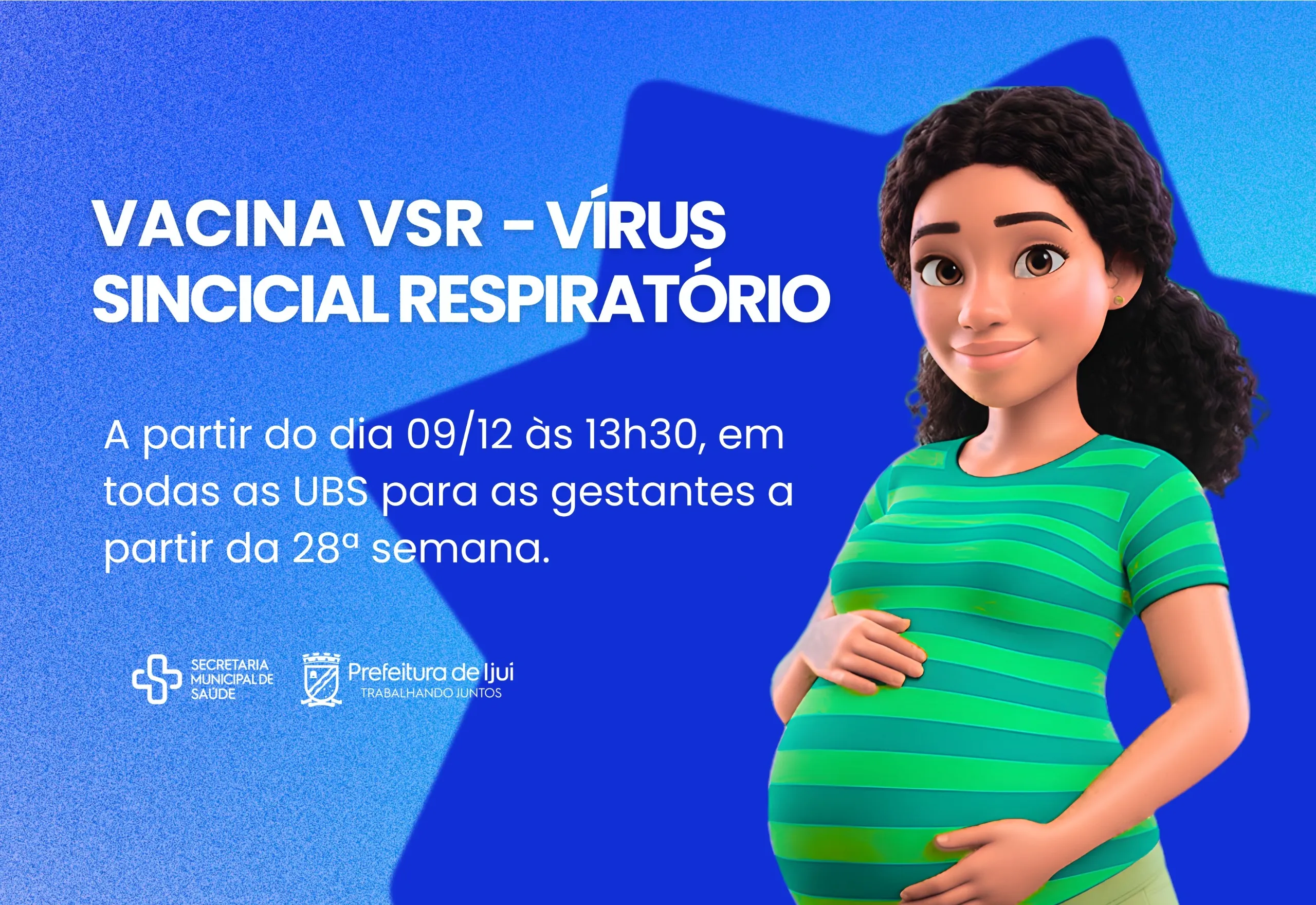 SMS abre vacinação contra o vírus Sincicial Respiratório