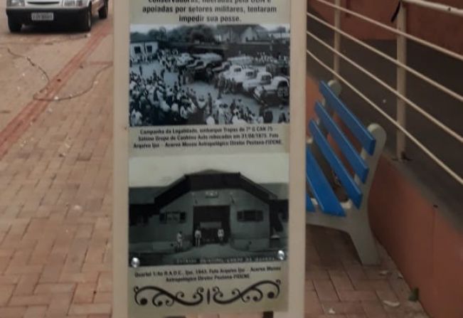 Conjunto com 36 totens contam parte da história de Ijuí