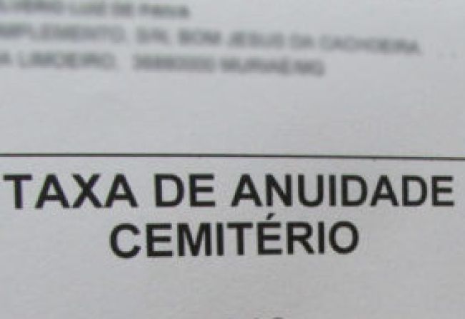 Taxa do Cemitério!