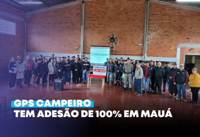 GPS Campeiro tem adesão de 100% em Mauá