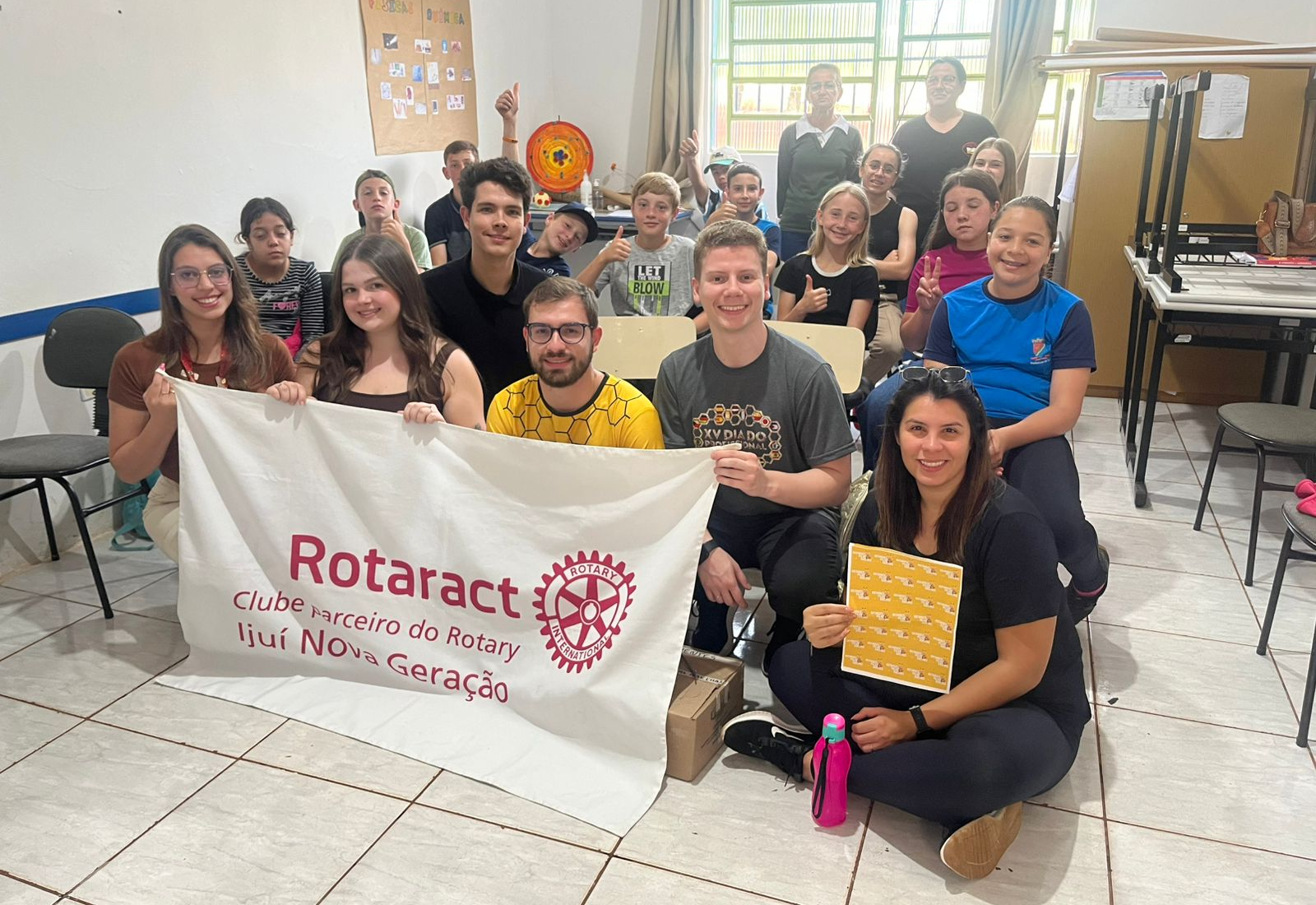 EMF Joaquim Nabuco e Rotaract Club de Ijuí realizam atividade voltada à preservação ambiental