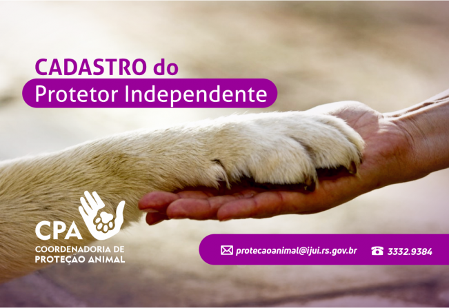 Prefeitura está cadastrando protetores de animais