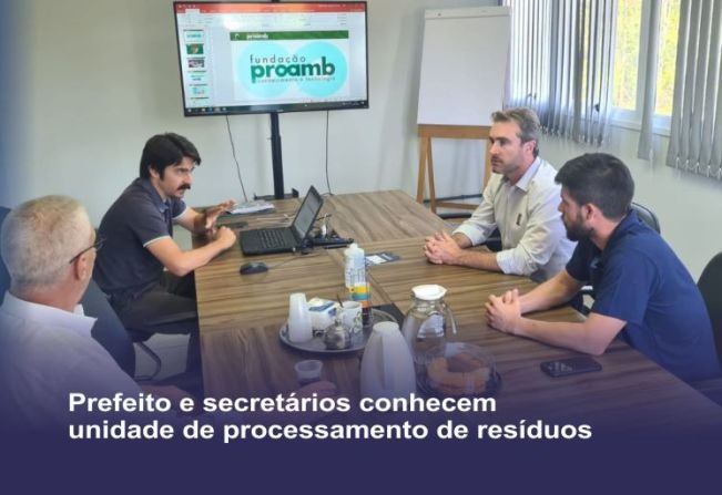 Comitiva ijuiense cumpre agenda na Fundação ProAmb