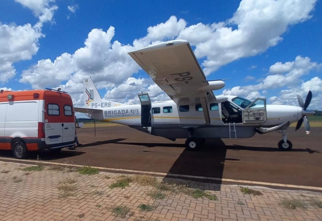 Aeroporto de Ijuí atua com frequentes operações de serviços aeromédicos