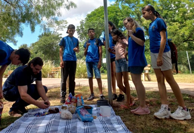 Confraternização no Parque