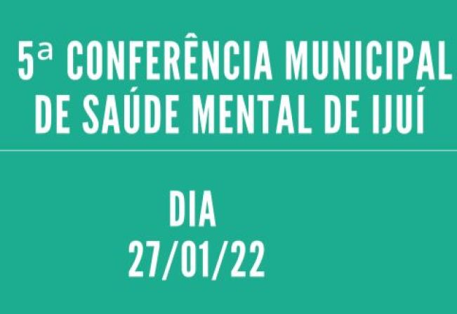 Conferência Nacional de Saúde Mental!
