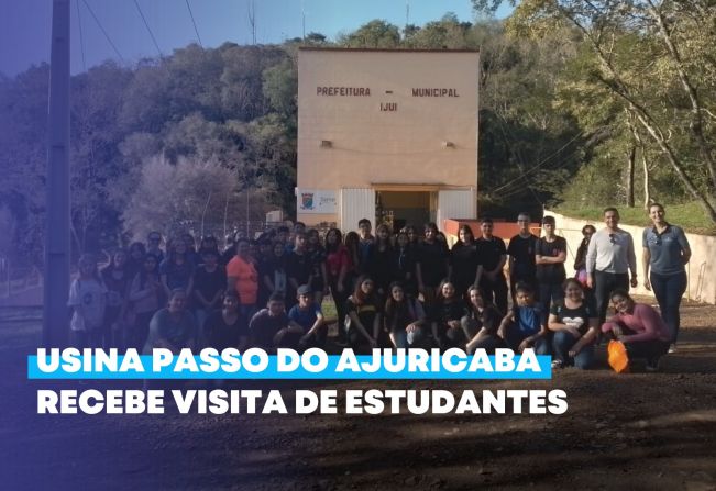 Usina Passo do Ajuricaba recebe visita de estudantes
