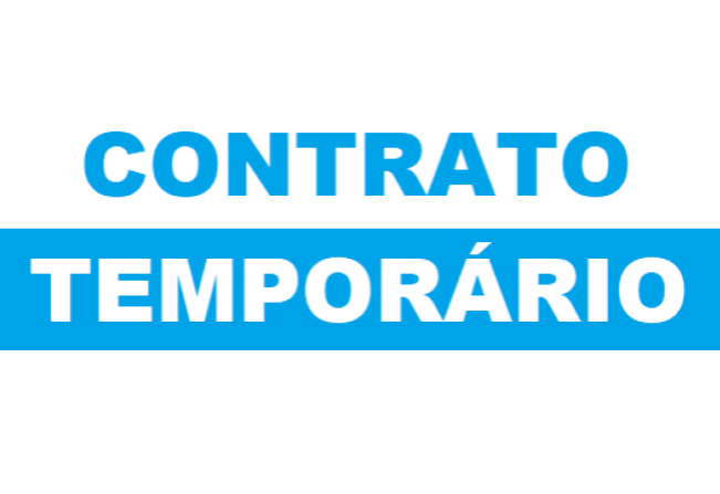Contrato Temporário - Inscrições são até dia 21