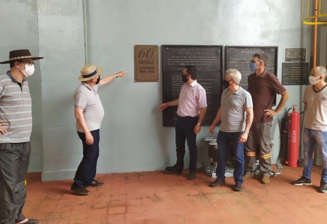 Visita marca 60 anos de atividade da Usina Passo de Ajuricaba