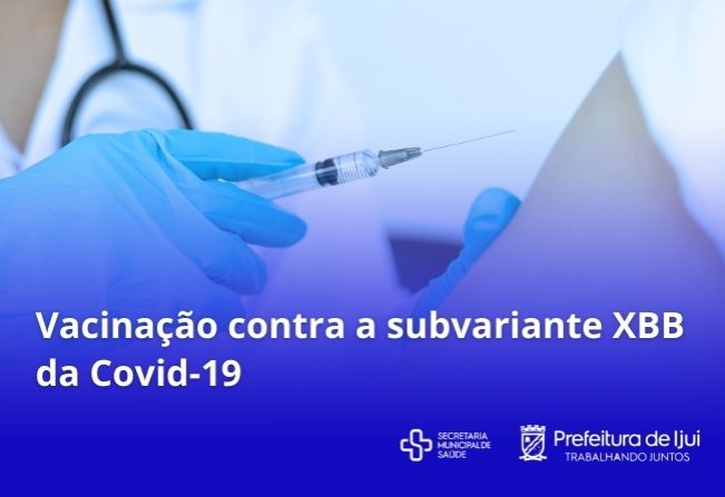 SMS disponibiliza vacinação contra subvariante da Covid 