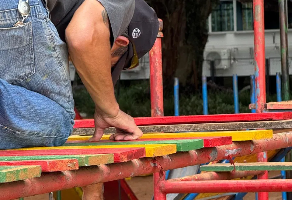 Praça dos Imigrantes recebe modernização