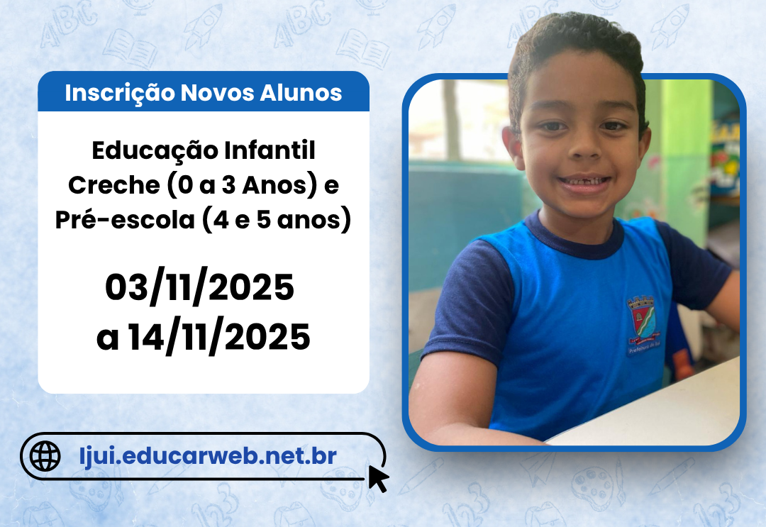 SMED abre inscrições para a Educação Infantil na próxima segunda-feira
