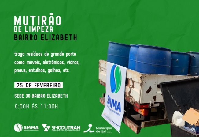 Bairro Elizabeth recebe mutirão da limpeza