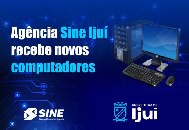 Agência Sine recebe cinco novos computadores