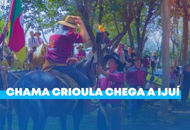 Chama Crioula chega a Ijuí