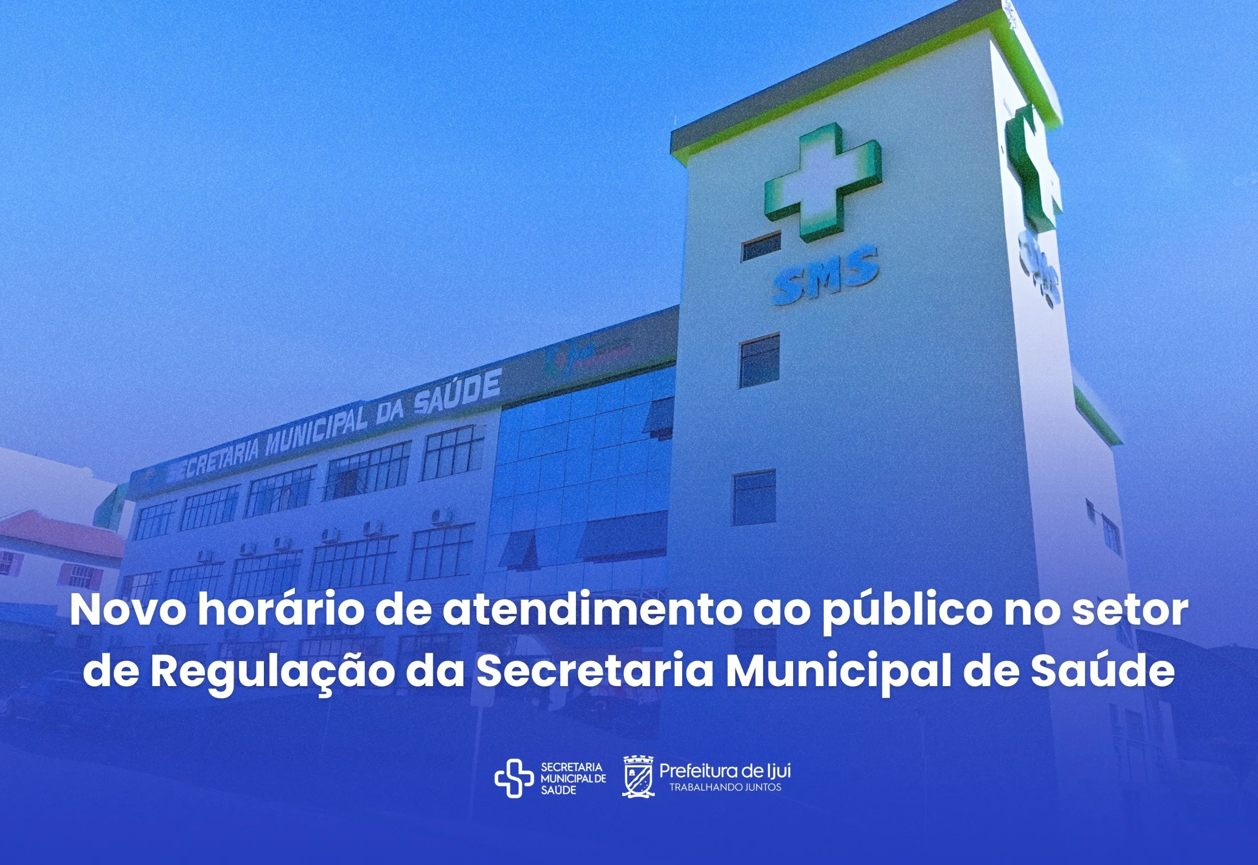 SMS informa novo horário de atendimento ao público no setor de Regulação