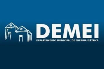 Demei comunica desligamento programado para o final de semana
