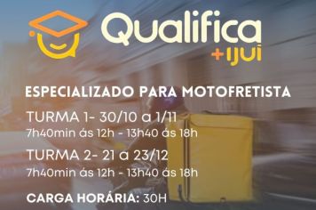 Curso de Motofrete está com inscrições abertas