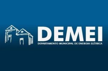 Demei comunica desligamentos programados para a próxima semana